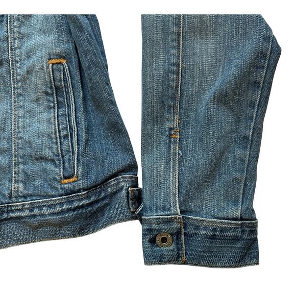 Vintage Y2K Ralph Lauren Polo Jeans Co Black Tag Denim Jacket XL Festival Travel - Picture 13 of 14